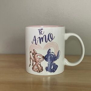 Disney Stitch Angel Coffee Mug Cup Ceramic 20 Oz